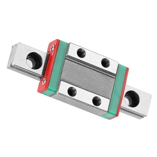 Eujgoov Rail Coulissant Linéaire, Rail de Guidage Linéaire de Chariot, Rail de Mouvement Linéaire Rail de Mouvement Linéaire LML9B Guide de Rail Linéaire Miniature avec Bloc de Rail en