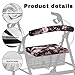 LedBack Floral Walker Accessories Cherry Blossom Decor Lightweight Soft Rollator Walker Seat and Backrest Covers Protective Cover