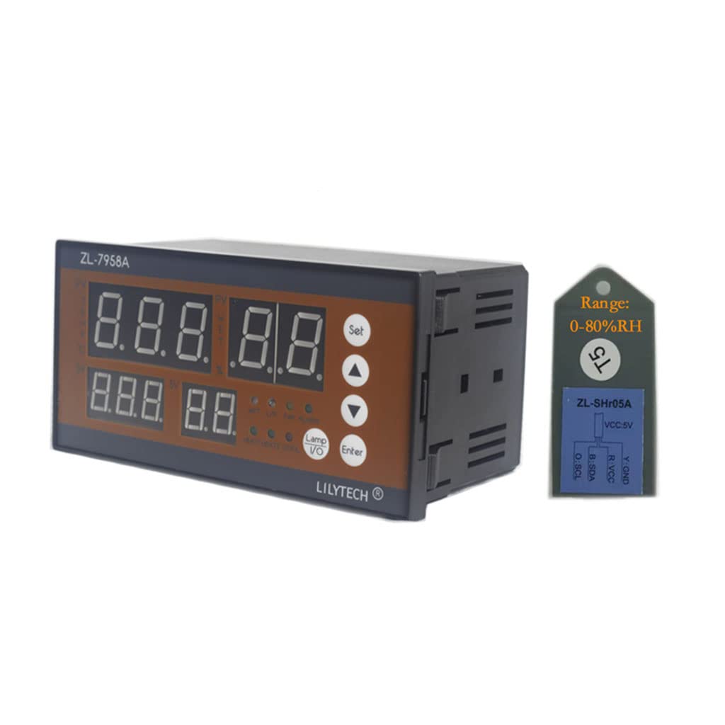 Digital Automatic Incubator Controller Egg Incubator Controller Egg Hatcher Temperature Humidity Automatic with Humidity Control for Chicken Eggs Incubators for Hatching Eggs