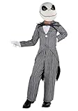 Party City Jack Skellington Costume for Boys - Disney Nightmare Before Christmas Costume Includes Jumpsuit, Bow Tie, & Mask - Costumes for Halloween, Birthday Parties & Themed Events