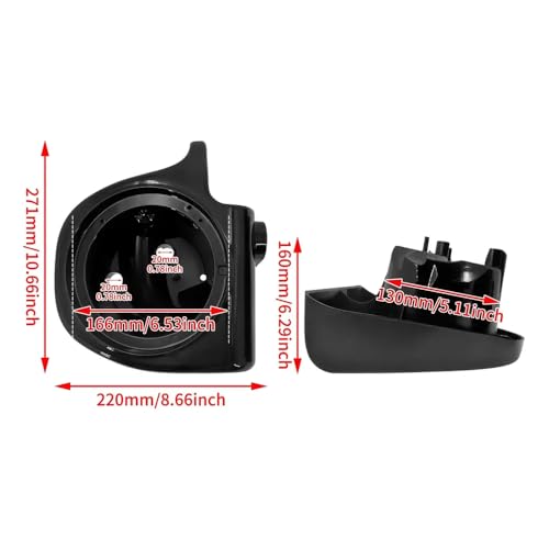 Parlante caja de aire 6.5 pulgadas compatible Touring 1993-2013 miniatura 5