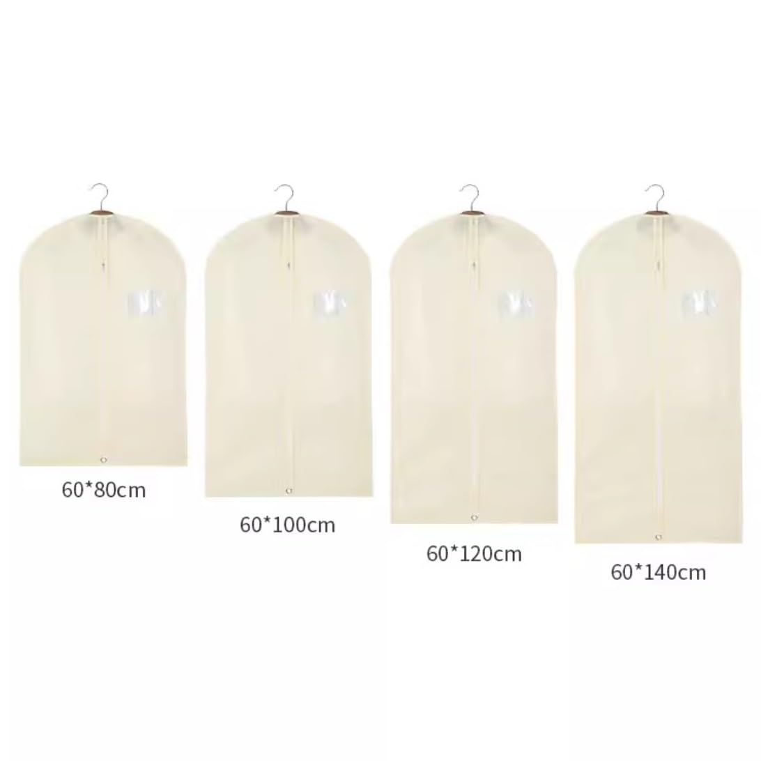 Bolsa de Traje Portatrajes Paquete De 4 Bolsas De Almacenamiento De Ropa, Bolsa De Traje, Fundas De Abrigo De Viaje, Protector Con Ventana Transparente Para Uniforme De Chaqueta De Vestir Bolsas de Ro