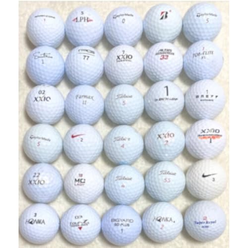 ロストボール 人気メーカー 各種 Aランク ゴルフボール 30球 練習用 ゴルフ