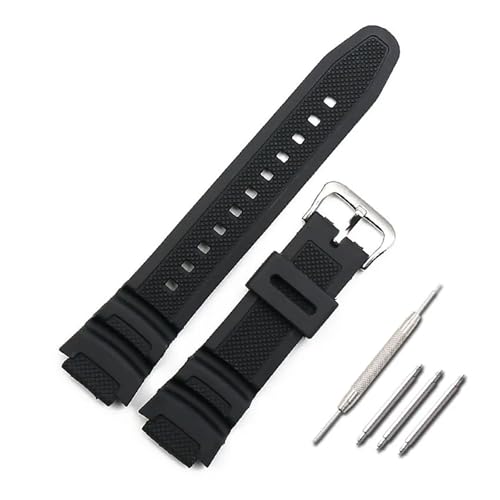 [X] XgbvYX|[chXgbvvANZT[sobNJVI AE-1200WH 1300WH W-216H F-108WH SGW500 oh(Black silver buckle)