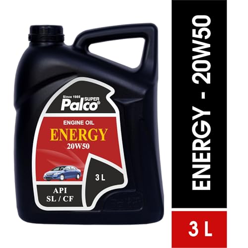 Image of PALCO Energy 20W50 Engine Oil for Cars - Multigrade Car Engine Oil 3 Ltr