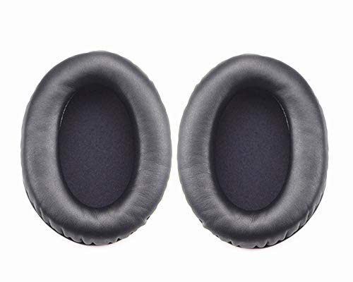Ohrpolster-Ersatz Aus Proteinleder – Kompatibel Mit Audio-Technica ATH-M70X Kopfhörern (Schwarz)