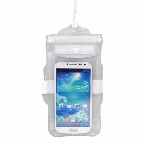 Funda Impermeable para el Móvil (17x9cm) FGNS-Blanco