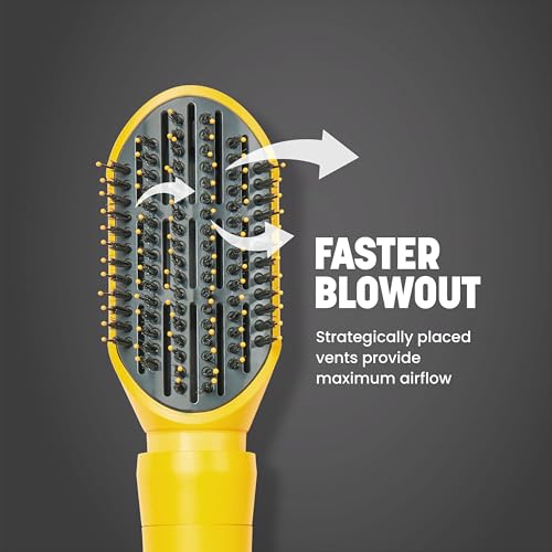 Close-up of the Drybar Blow-Dryer Shot Collection handle with different barrel attachments.