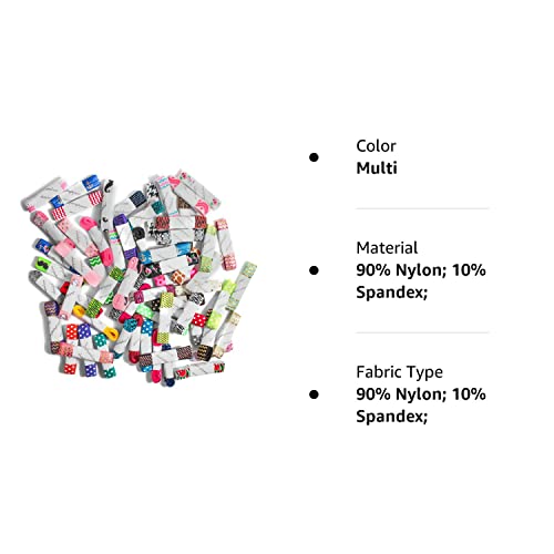 Grab Bag Printed Fold Over Elastic - 10 Yards- Foe - 5/8 Fold Over Elastic - Printed - Headband Satin Elastic, Wholesale Elastic #TOP3