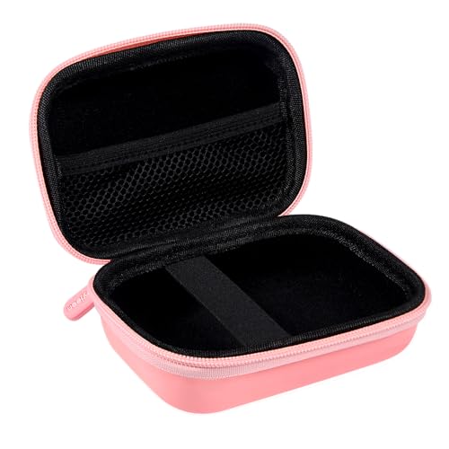 Leayjeen Funda de cámara compacta para niños Compatible con YunLone/Vannico/Faburo/GlobalCrown/Gofunly/Voltenick/Hangrui/arnssien/JAMSWALL/Cámara para niños (Solo Funda) Rosa