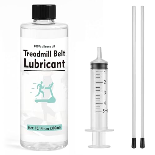 Treadmill Lubricant, 100{5d6e2dc68e3c3dcda97e13abfc8c119ed47a65dc6a9e773c121e0ac20aab521c} Silicone Treadmill Oil Belt Lubes, Easy to Apply Lubricant Oil with Applicator Tube, Suitable for All Kinds of Treadmills, 10 oz Treadmill Lubricant, 100{5d6e2dc68e3c3dcda97e13abfc8c119ed47a65dc6a9e773c121e0ac20aab521c} Silicone Treadmill Oil Belt Lubes, Easy to Apply Lubricant Oil with Applicator Tube, Suitable for All Kinds of Treadmills, 10 oz