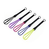 Yosoo Whisk Set, Pack of 5 Plastic Salon Barber Hairdressing Hair Color Dye Cream Whisk Kitchen...