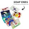 Primal Elements Soap Box Sampler - Mystery Box of a Variety of Unisex Bar Soap (GRABBAG) - Unique Designs, Rich Lathering, Moisturizing, and Wonderful Scented Glycerin Soaps