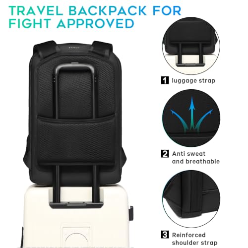Image of BANGE Business Commute Backpack Waterproof fit 15.7 Inch adopt in Commute,Travel Durable Backpack