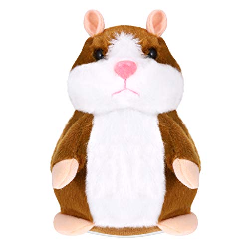 Tomaibaby Hámster parlante repita lo Que Dices, Juguete de hámster de Peluche con grabación electrónica para hámster Pet Toy Divertido Regalo para niños