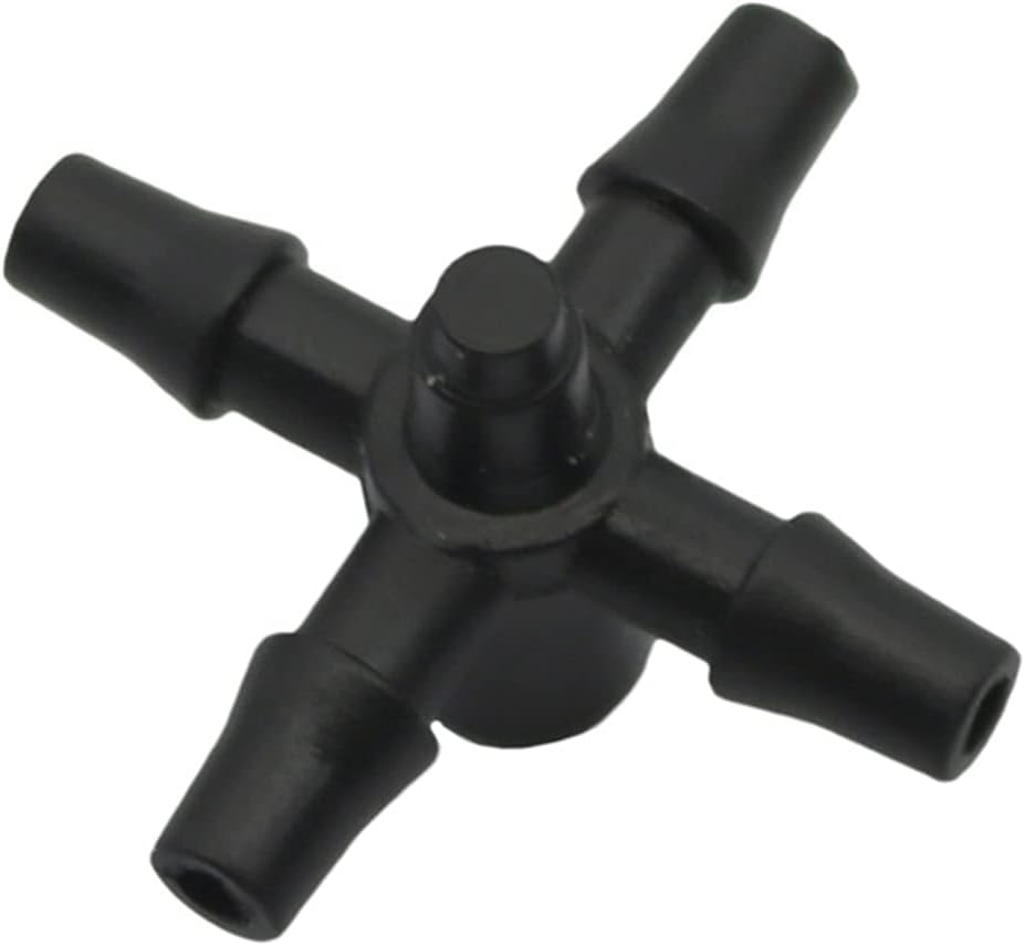 Hose Connector Adapter 3 / 5Mm Interface Hose Five-Way Hose Distributor Garden Type Multi-Joint Connector Garden Irrigation Pipe Connection Accessories