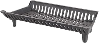 Flame Genie Heavy-Duty Cast Iron Fireplace Grate, 2" Clearance, 27"