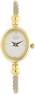 Raga White Dial Analog Stainless Steel Strap watch for Women-NS197YM04