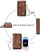 TFKGS Wallet Women RFID wallet wristlet wallets for women Clutch womens wallet Leather ladies phone Purse Large Capacity Blocking Credit Card Holder Brown