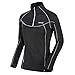 Produktbild Regatta Damen Yonder Quick Dry Grid Fabric Performance Wicking Zip Neck Fleece T-Shirt/Polos/Wests Schwarz, RWT161 80014L, M