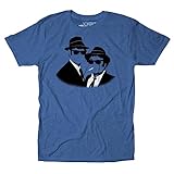 Blues Bros T-Shirt – Dan Aykroyd & John Belushi 80s Comedy Movie Tee