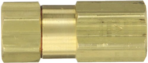 Control Devices Brass Check Valve, Poppet Type, 3/8" NPT Female - Thumbnail 2