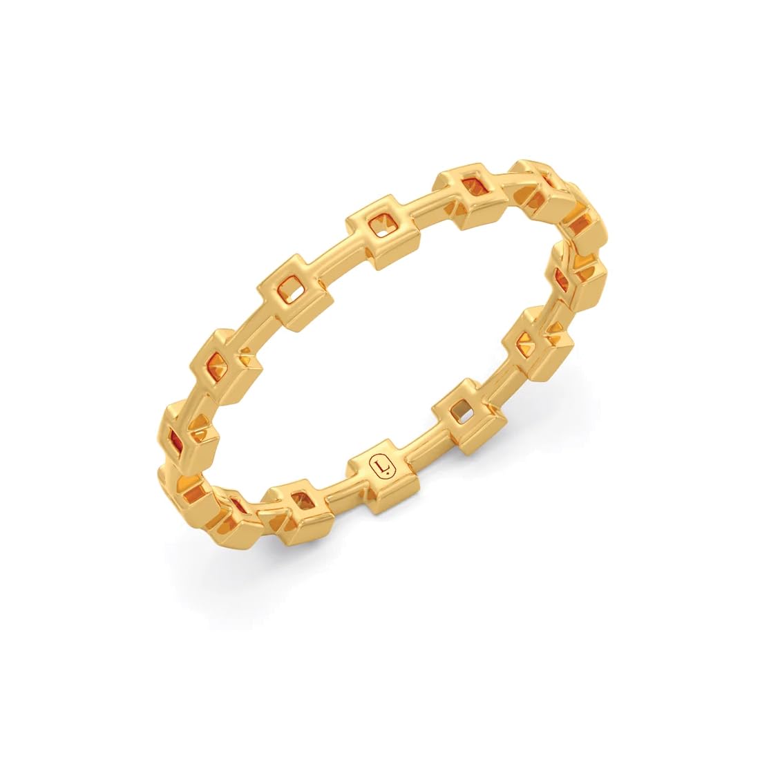 14K Pure Yellow Gold Ring for Women |Light-weight Gold Ring|BIS Hallmark|Purity Mark