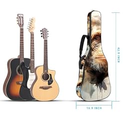 JRHEJTFZ Housse pour guitare acoustique de 1,9 cm d’épaisseur – Imperméable – Durable et élégant – Motif girafe aquarelle, Multicolore 5., 42.9×16.9×4.7 in, Motif imprimé tendance - Les Beatles, Paul McCartney, John Lennon, RIngo Starr, George Harrison JRHEJTFZ Housse pour guitare acoustique de 1,9 cm d'épaisseur - Imperméable - Durable et élégant - Motif girafe aquarelle, Multicolore 5., 42.9x16.9x4.7 in, Motif imprimé tendance – Image 5
