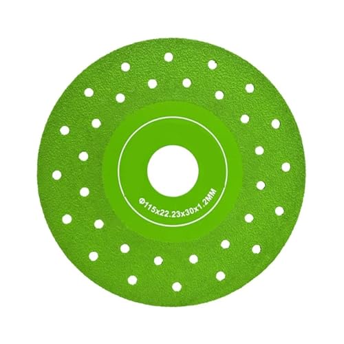 Disque de meulage diamanté vert pour finitions nettes sur verre et acier