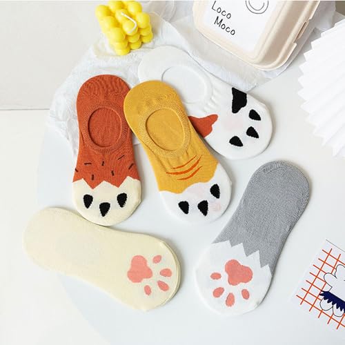Image of Benefeet Sox Funny No Show Socks Womens Girls Fun Animals Novelty Low Cut Socks Cute Crazy Sock Non Slip Christmas Gifts