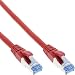 Produktbild InLine 76820R Patchkabel, S/FTP (PiMf), Cat.6A, 500MHz, halogenfrei, Kupfer, rot, 20m