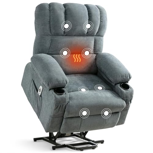 Sillón reclinable eléctrico con masaje y calor miniatura 1