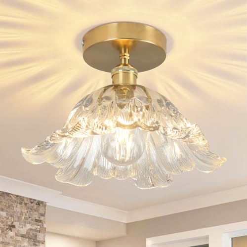Loiogohot Semi Flush Mount Ceiling Light,Hallway Vintage Lights Fixture Ceiling