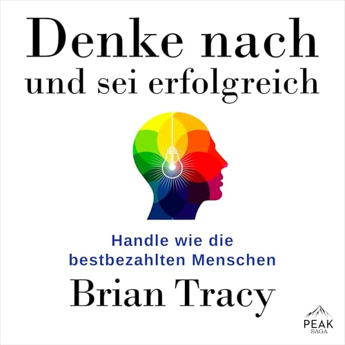 Diseño de la portada del título Denke nach und sei erfolgreich