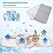 PETCUTE Pet Cooling Mat for Dogs and Cats,Dog Cooling Mat,Breathable Cat Self Cool Ice Pads,Washable Lightweight Pet Pad Blanket Bed,Summer Cool Tech Fabric,for Indoor & Outdoor Floor, Car Seats XL