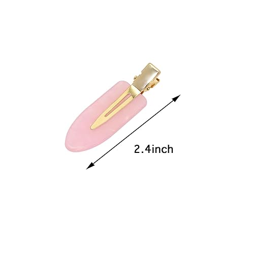 Miniatura 2 de Mini Skater Pinzas pequeñas para el cabello de 2.4 pulgadas, sin pliegues, sin doblar, bonitos pasadores, accesorios para mujeres, fino y rizado,