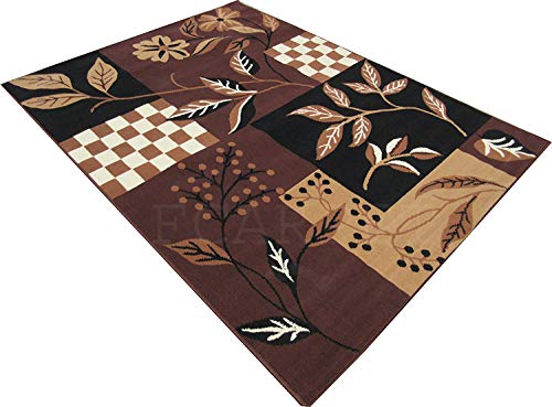 Image of Acrylic Multiple Rectangular Carpet Choice Available with Velvet Touch & Fantastic Quality (5X7 Feet, Multicolor)