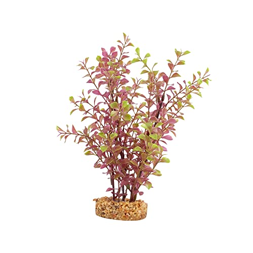 Fluval Aqualife Red Ludwigia Artificial Aquarium Plant #TOP24