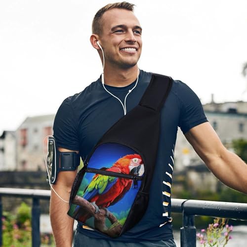 Bolso Sling Parrot Ligero para Hiking y Viaje miniatura 3