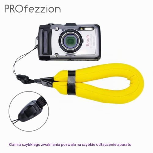 PROfezzion Pływający pasek do Olympus TG Series Go Hero itp. Wodoodporny/odporny na wstrząsy aparat (2 szt. w opakowaniu)
