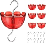 Ant Moat for Hummingbird Feeders, 6 Packs, Hummingbird Feeder Accessory Hooks, Insect Guard with Large Capacity
