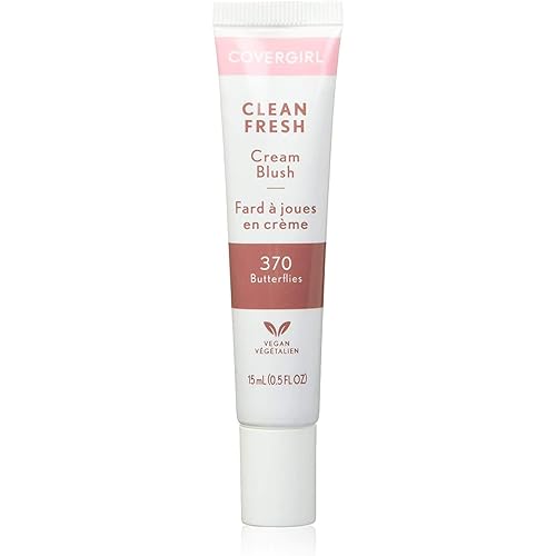 COVERGIRL clean fresh cream blush, butterflies, 1 count, 0.507 Fl Ounce