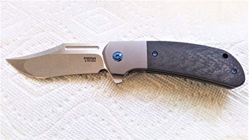 Reate Knives PENA X Series Lanny Clips Carbon Fiber Handle