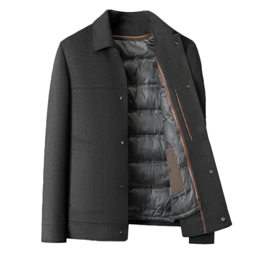 Veste en laine double face homme épaisse pour les sorties de loisirs en ville