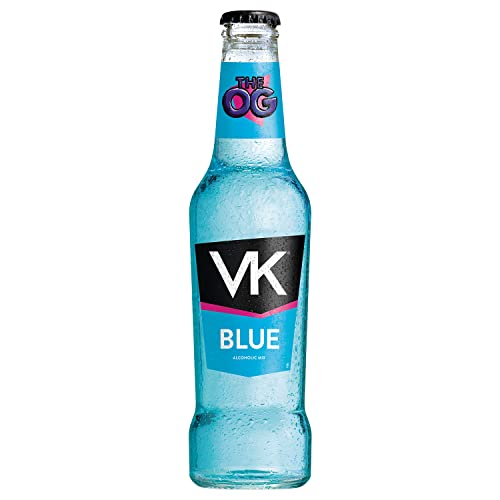 VK Alcopop Bottles 24 x 275ml Case (Blue)