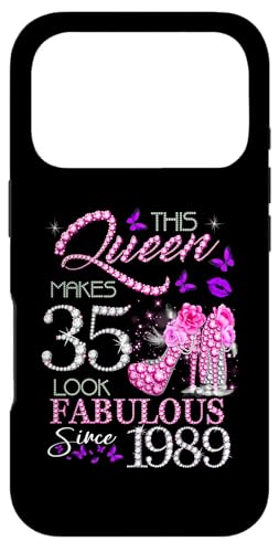 This Queen Makes 35 Look Fabulous Since 1989 35th Birthday �X�}�z�P�[�X iPhone 17 Pro �p