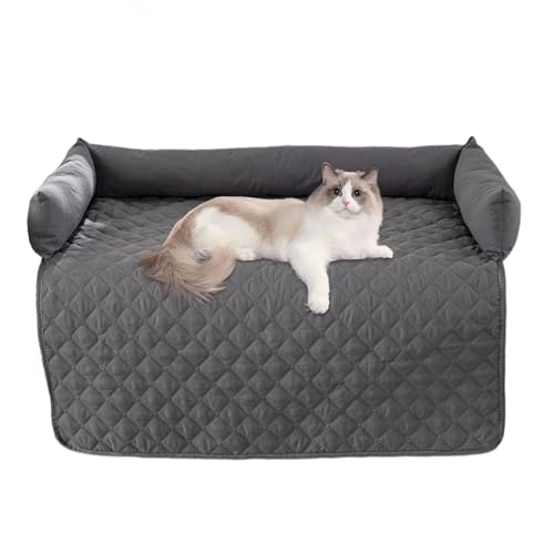 ペットソファプロテクター 愛犬用の洗える家具プロテクター 折りたたみペット反乱ソファカバー多機能犬用家具ベッドソファソフトペットクッションマット中型大型犬猫用