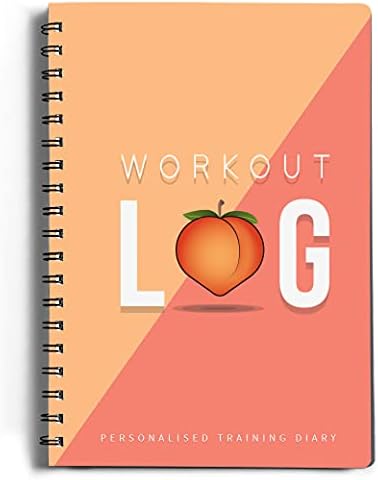 Workout Planner for Daily Fitness Tracking & Goals Setting (A5 Size, 6” x 8”, Peachy Pink), Men & Women Personal Home & Gym Training Diary, Log Book Journal for Weight Loss by Workout Log Gym