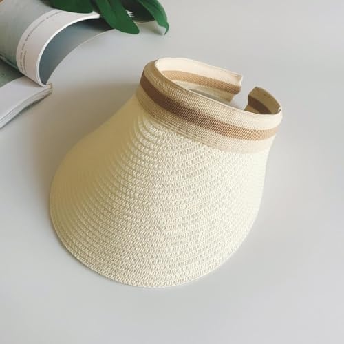 Image of Straw Sun Visor for Women