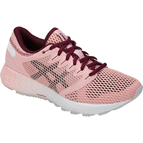 ASICS Women's Roadhawk FF2 Frosted Rose/Cordovan Running Shoe 6 Women US2